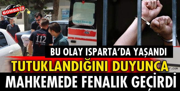 TUTUKLANINCA FENALIK GEÇİRDİ!