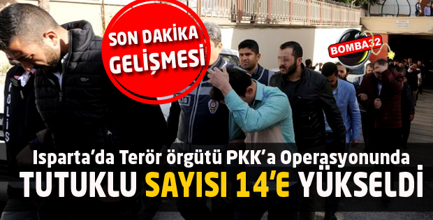 Tutuklu sayısı 14'e yükseldi