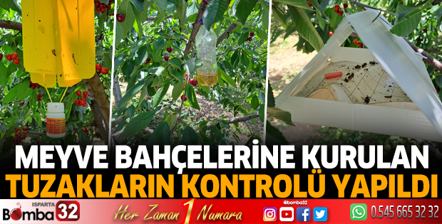 Tuzakların kontrolü yapıldı