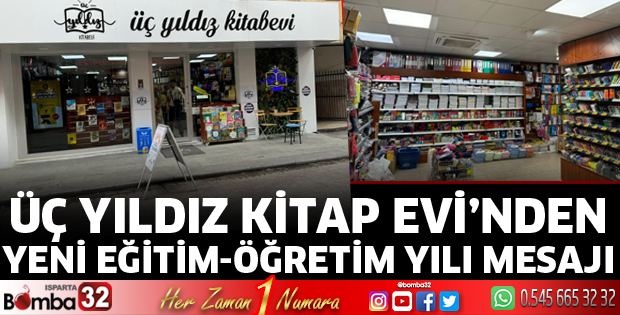 Üç Yıldız Kitap Evi’nden yeni eğitim-öğretim yılı mesajı