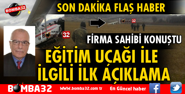 UÇAĞIN SAHİBİ OLAN FİRMADAN İLK AÇIKLAMA