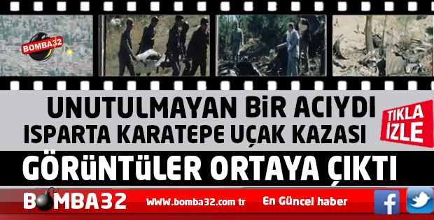 UÇAK KAZASININ GÖRÜNTÜLERİ ORTAYA ÇIKTI