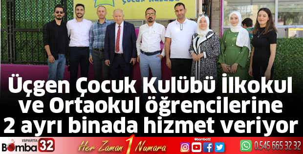Üçgen Çocuk Kulübü 2 ayrı binada hizmet veriyor