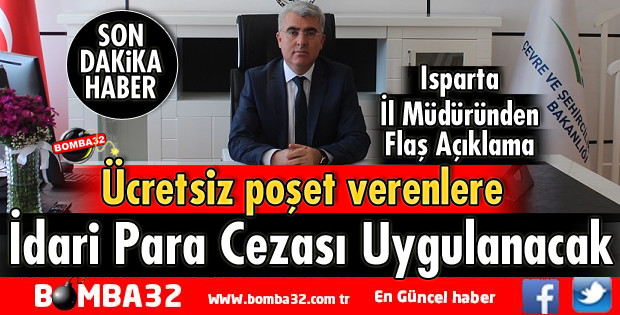 ÜCRETSİZ POŞET VERENLERE İDARİ PARA CEZASI UYGULANACAK