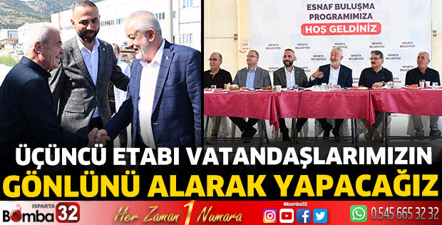 Üçüncü etabı vatandaşlarımızın gönlünü alarak yapacağız 