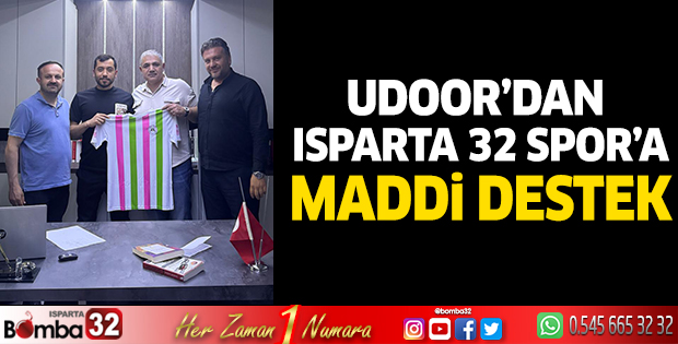 Udoor’dan Isparta 32 Spor’a maddi destek