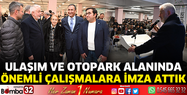 Ulaşım ve otopark alanında önemli çalışmalara imza attık