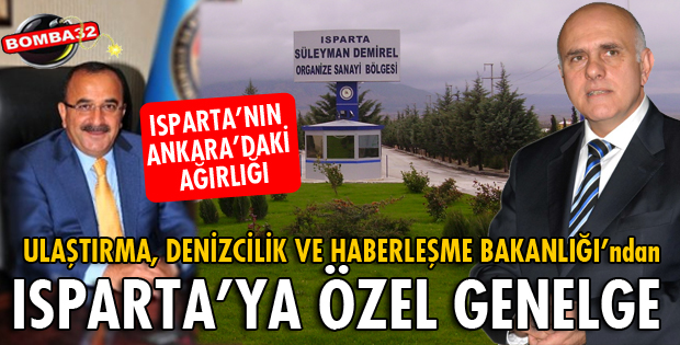 Ulaştırma Bakanlığı'ndan Isparta'ya özel genelge
