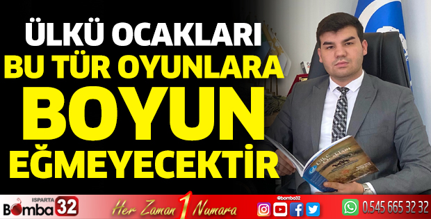 Ülkü Ocakları bu tür lekelemelere boyun eğmeyecektir