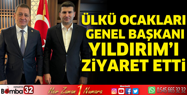 Ülkü Ocakları Genel Başkanı Yıldırım’ı ziyaret etti