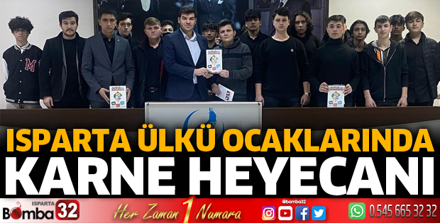 Ülkü Ocaklarında karne heyecanı