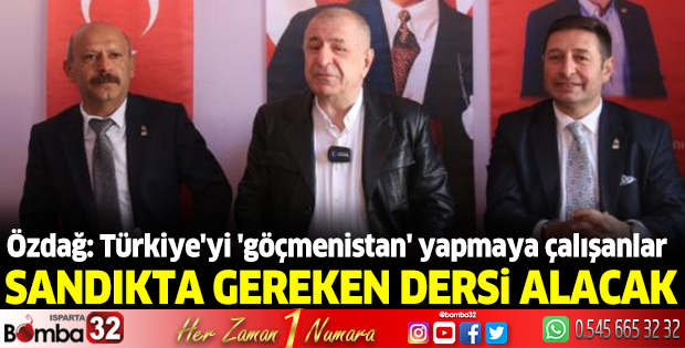 Ümit Özdağ Burdur'da