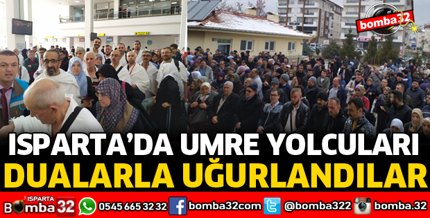 UMRE YOLCULARI DUALARLA UĞURLANDI