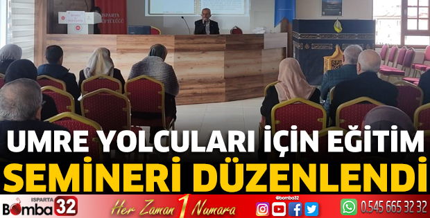 Umre Yolcuları İçin Eğitim Semineri Düzenlendi