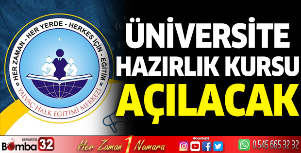 Üniversite hazırlık kursu açılacak