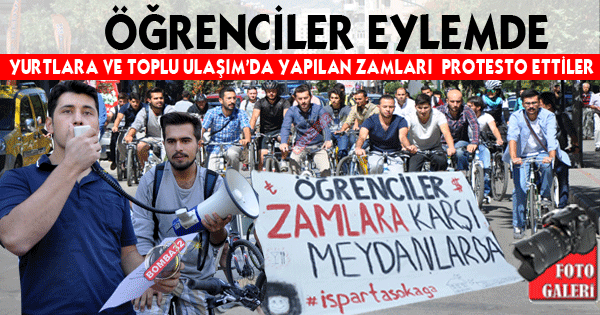 ÜNİVERSİTE ÖĞRENCİLERİNDEN ZAM  TEPKİSİ