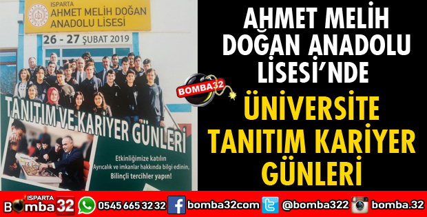 ÜNİVERSİTE TANITIM GÜNLERİ BAŞLIYOR