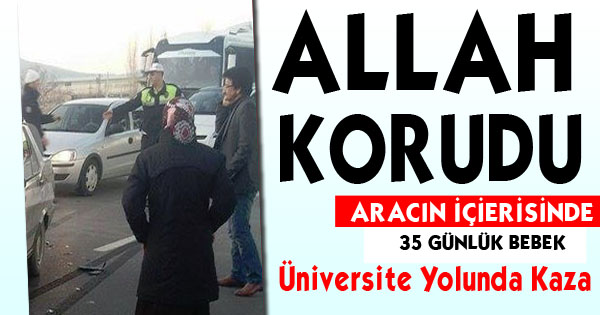 Üniversite Yolunda Kaza
