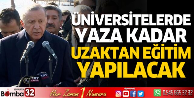 Üniversitelerde yaza kadar uzaktan eğitim yapılacak