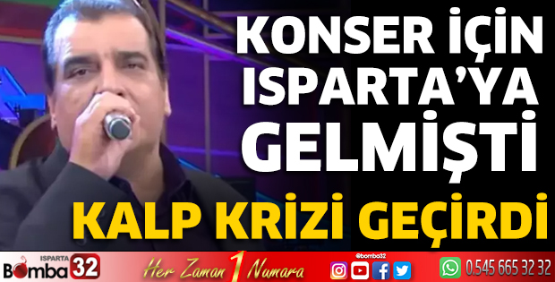 Ünlü sanatçı konserden önce kalp krizi geçirdi