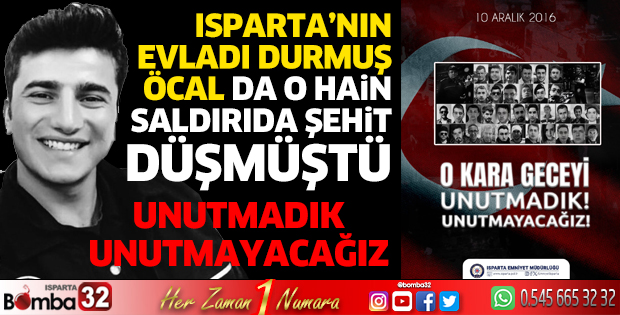 Unutmadık, unutmayacağız