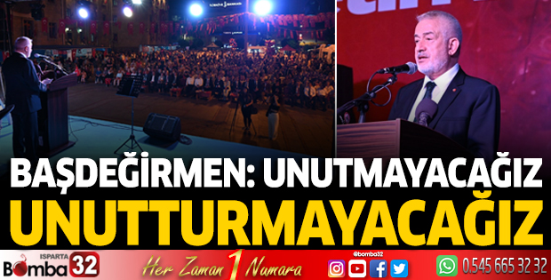 Unutmayacağız, unutturmayacağız