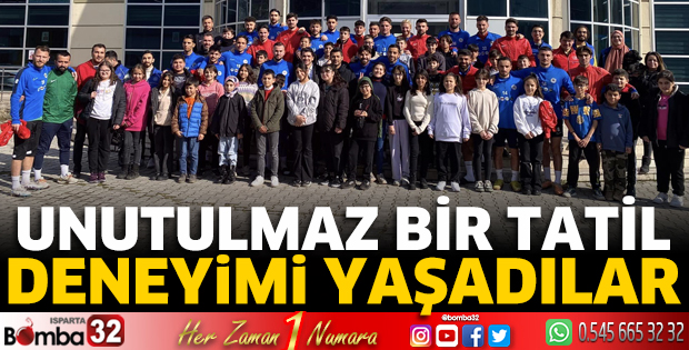 Unutulmaz bir tatil deneyimi yaşadılar
