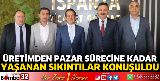 Üretimden pazar sürecine kadar yaşanan sıkıntılar konuşuldu