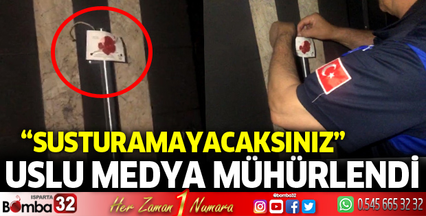 Uslu Medya mühürlendi