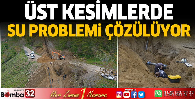 Üst kesimlerde su problemi çözülüyor