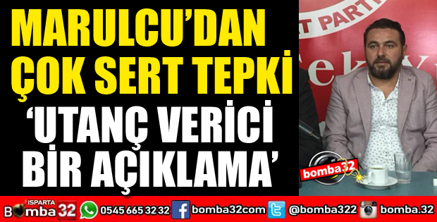 UTANÇ VERİCİ AÇIKLAMASINI KINIYORUZ