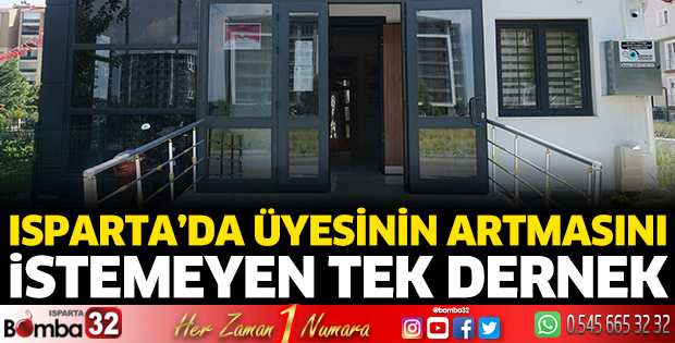 Üyesinin artmasını istemeyen tek dernek