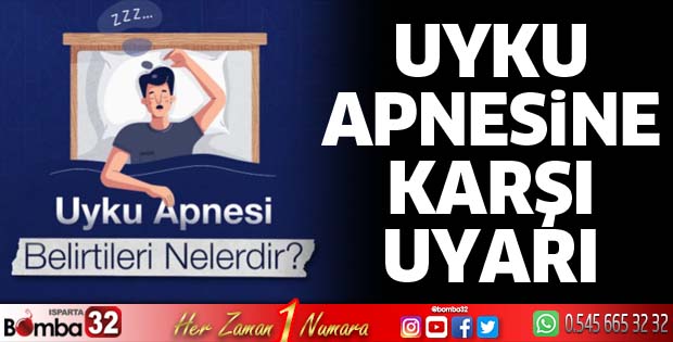 Uyku apnesine karşı vatandaşlara uyarı