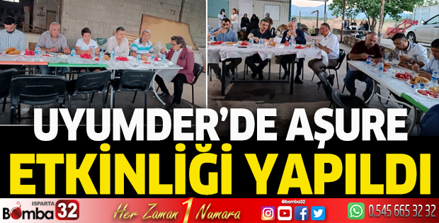 UYUMDER’de Aşure etkinliği yapıldı