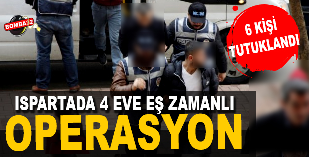 Uyuşturucu Operasyonu 6 kişi Tutuklandı
