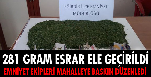 UYUŞTURUCU OPERASYONU