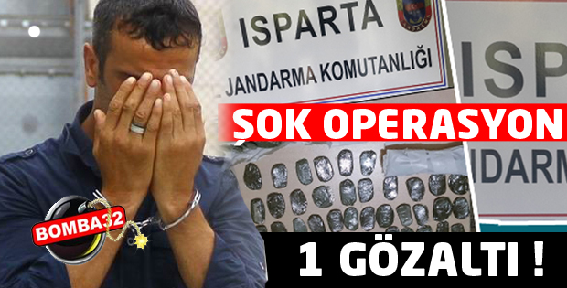 Uyuşturucuları iş yerinde saklamış