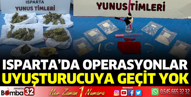 Uyuşturucuya geçit yok