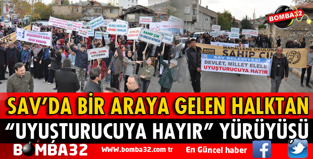 UYUŞTURUCUYA HAYIR YÜRÜYÜŞÜ