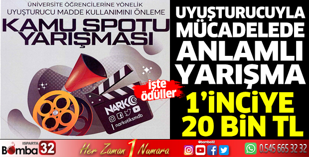 Uyuşturucuyla mücadele yarışması