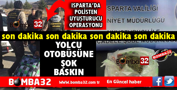 UYUŞURUCU KURYESİ YOLCU OTOBÜSÜNDE ENSELENDİ