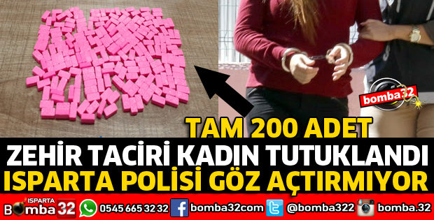 ÜZERİNDEN TAM 200 ADET HAP ELE GEÇİRİLDİ