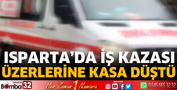 Üzerlerine kasa düştü 