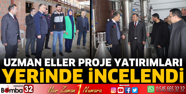 Uzman Eller Proje Yatırımları yerinde incelendi