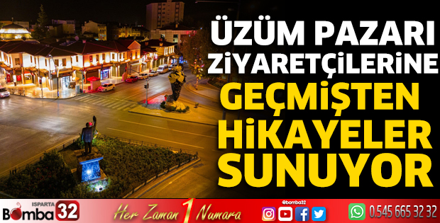 Üzüm Pazarı ziyaretçilerine geçmişten hikayeler sunuyor