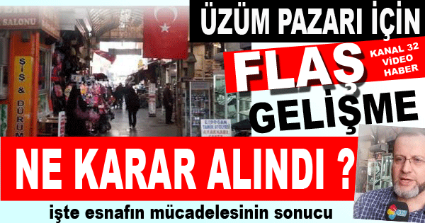Üzüm Pazarı’na ayrıcalık