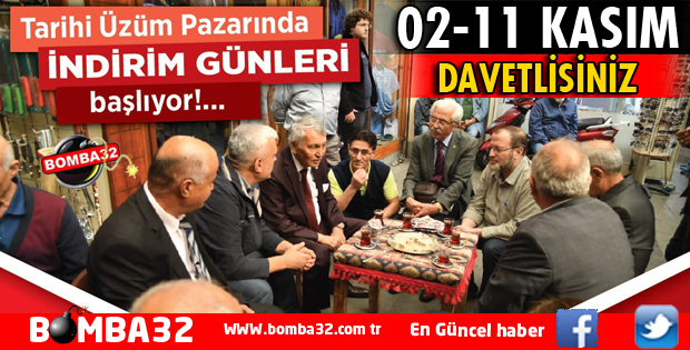 ÜZÜM PAZARINDA İNDİRİM GÜNLERİ BAŞLIYOR