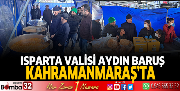 Vali Aydın Baruş Deprem Bölgesinde Çalışmalarına Başladı