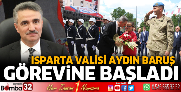 Vali Aydın Baruş görevine başladı