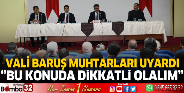 Vali Aydın Baruş Uluborlu İlçesini Ziyaret Etti 